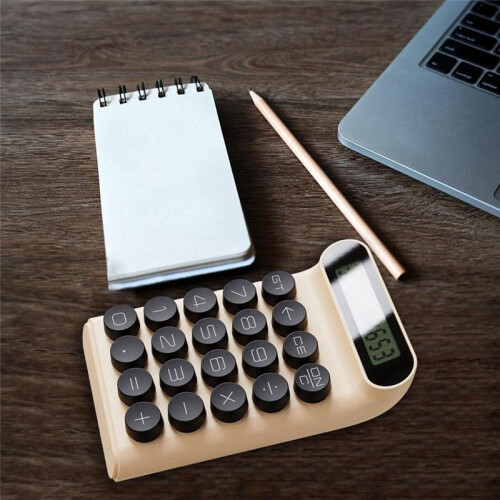 Typewriter Handheld Calculator with Mechanical  and 10 Digit Display 2