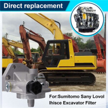 Brandstoffilter Handpomp Filterzitting 8983129180 YA00033486 voor Sumitomo Sany Lovol Ihisce Graafmachine 8-98312918-0