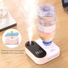Camera Shape Humidifier USB Portable Large Mist Volume Desktop Water Bottle Humidifier for Bedroom Office Green
