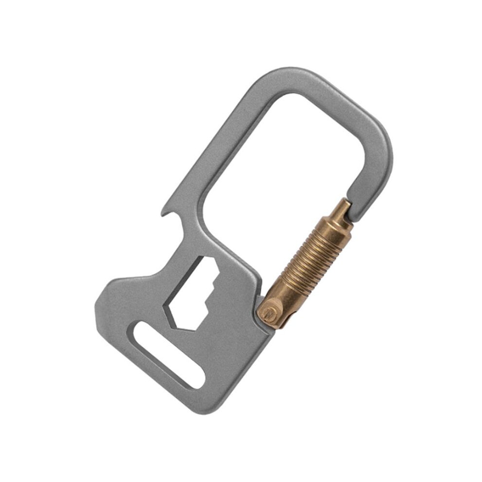 Titanium Alloy Keychain Car Key Holder Backpack Buckle Outdoor Carabiner Hook Clip Camping Hiking Edc Tools 6031739765629