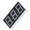 0,56 Tums LED-Skärm 7 Segment 3 Bitars Siffror Röd Common Cathode Digital 0,56 Tum LED 7 Segment 5