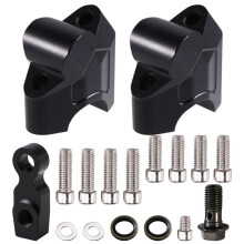 Accesorios para Motocicletas, Elevador de Manillar, Barra de Arrastre, Adaptador de Extensión de Abrazadera para 800MT 700MT 450MT, Color Negro