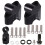 Motorcycle Accessories Handlebar Riser Drag Handle Bar Clamp Extend Adapter for  800MT 700MT 450MT Black 1
