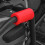 MOTOWOLF Motorcycle 25mm Engine Guard Fall Prevention  Protected Block Crash Bar Bumper Protector Decorative Red 9