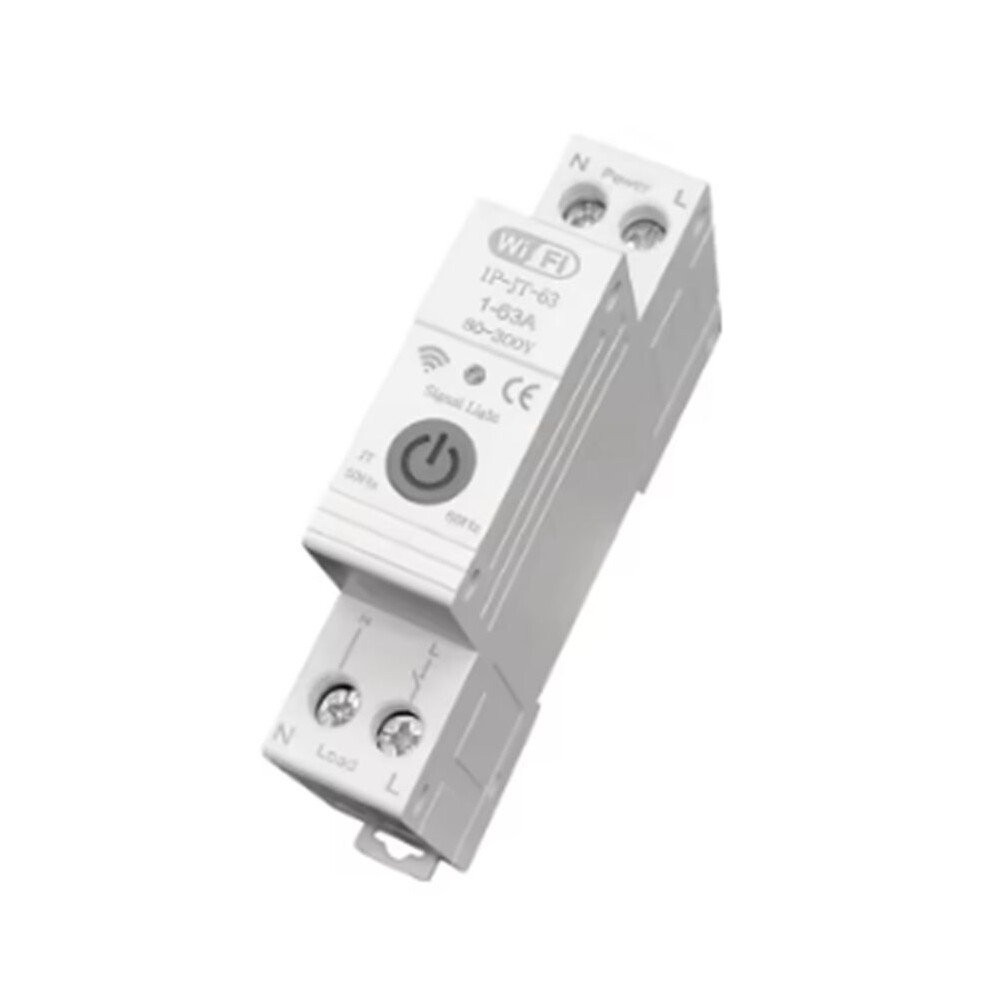 Tuya Wifi Circuit Breaker With Reclosing Timer Meter Kwh Monitor Overload Protect For Alexa Wifi 6034186089492