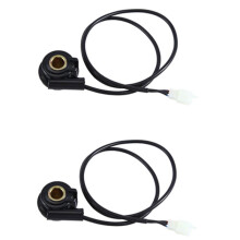 2 Stuks Motorfiets Digitale Kilometerteller Snelheidsmeter 3-Draads Sensorkabelconstructie