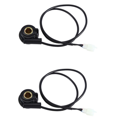 2 Stuks Motorfiets Digitale Kilometerteller Snelheidsmeter 3-Draads Sensorkabelconstructie