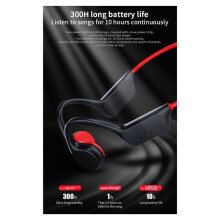 Open Ear Sport Headphones Built-in 32GB MP3 5.3 Wireless Bone Conduction Earphones for Running Workouts C