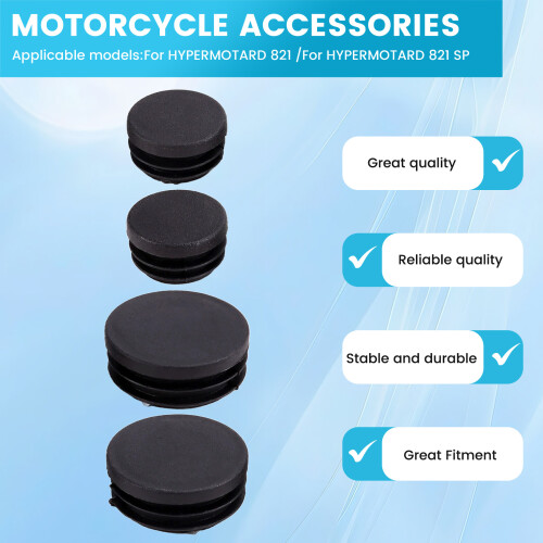 Motorcycle Frame Hole Cover Caps Plug Decorative Frame Cap Set for  Hyperstrada 821SP Hyperstrada821 Accessories 1
