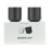 2Pcs Ceramic Coffee Cup Set,Espresso, Latte, Milk & Cold Brew,Thickened Design,Ideal for Kitchen & Home Black 1