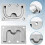Stainless Steel Hatch  Solid Boat Hatch Handles for Boat Deck Hatch Handles Ring Pulls Recessed Cover Handles 3
