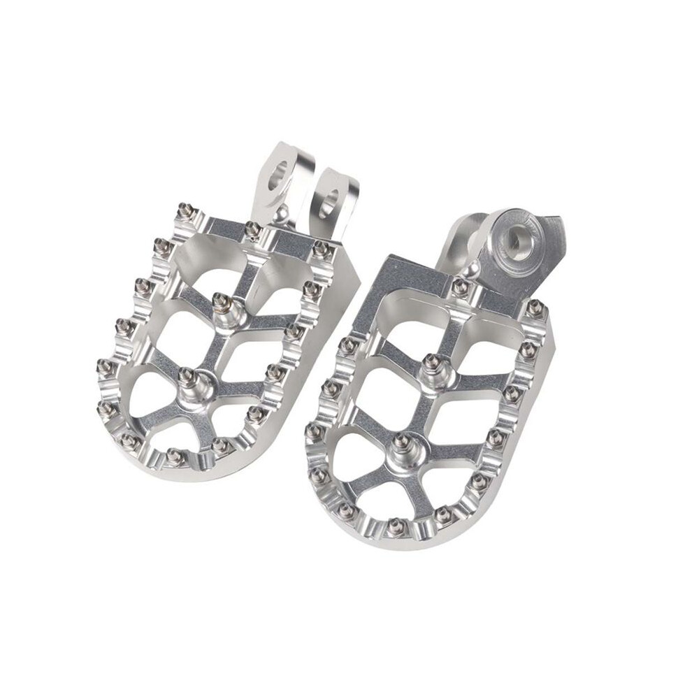 Footrest Footpeg Foot Pegs Rests Pedal For Tenere Xt 660 Z R 660Z 660R Xt660 Xt660z Xt660r Accessories(Silver) Silver 6032760097802
