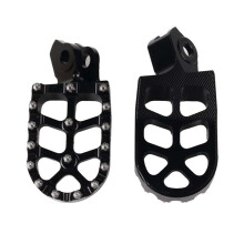Apoio para Os PéS Footpeg Foot Pegs Pedal para Tenere XT 660 ZR 660Z 660R XT660 XT660Z XT660R AcessóRios (Prata)