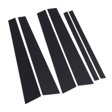 Set di 6 coperture lucide per montanti porte auto, adatte a Crown Victoria dal 1998 al 2008