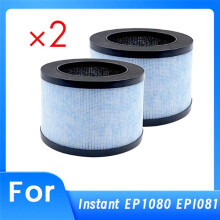 2 St F100 Dammsugarfilter för Intelabe EP1080 F100 4 i 1 Luftfilter med Aktivt Kol
