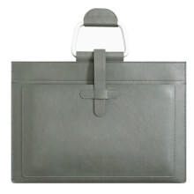 A4 Leather Document Bag Envelope Document Holder Quality PU Leather Document Pouch Document Organizer File Bag