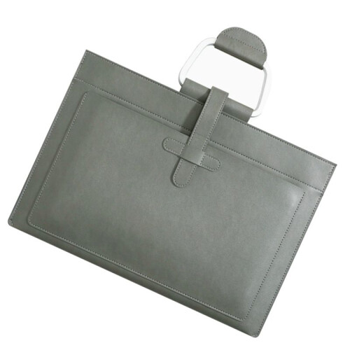 A4 Leather Document Bag Envelope Document Holder Quality PU Leather Document Pouch Document Organizer File Bag 2