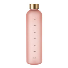 Bottiglia D'Acqua da 1 Litro con Indicatore del Tempo 32 OZ Bottiglia Motivazionale Riutilizzabile per Sport Fitness Borraccia in Plastica Smerigliata