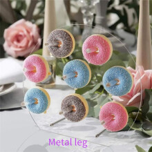 1 Paquet de PréSentoir Mural en Acrylique Donut pour DéCorations de FêTe Donut, Baby Showers, FêTe D'Anniversaire
