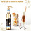 6-Pack Gold Syrup Pump Kitchen Coffee Bar Tools Fits 750 Ml Torani, DaVinci Bottles (Plastic) 4