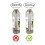 6-Pack Gold Syrup Pump Kitchen Coffee Bar Tools Fits 750 Ml Torani, DaVinci Bottles (Plastic) 2