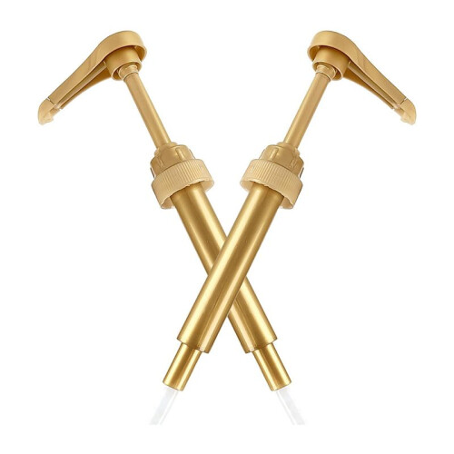 6-Pack Gold Syrup Pump Kitchen Coffee Bar Tools Fits 750 Ml Torani, DaVinci Bottles (Plastic) 2