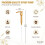 6-Pack Gold Syrup Pump Kitchen Coffee Bar Tools Fits 750 Ml Torani, DaVinci Bottles (Plastic) 5