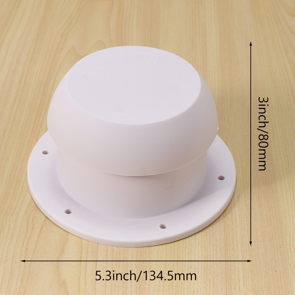 Round Mushroom Shape Ventilation Cap For Rv Accessories Top Mounted Round Exhaust Outlet Vent Cap 4761759050253