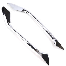 For HR-V HRV Vezel 2016 2017 2018 Chrome Rear Fog Light Tail Lamp Eyebrow Cover Trim Protector Molding Bezel Frame Styling