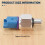 Power Steering Pump Pressure  Sensor for  206 306 406 9677899580 7