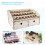 DIY Wooden Organizer Paint Bottles Display Rack Brushes Holder Stand Storage Model Tool 2