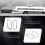 Air Conditioning Vent Outlet Frame for  XC60 Accessories 2012-2017 Sticker Interior Trim 3