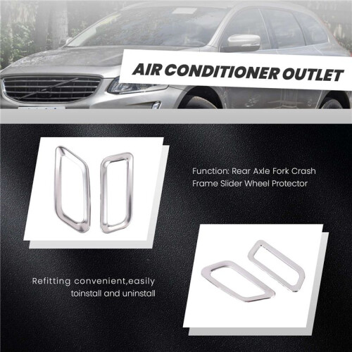 Air Conditioning Vent Outlet Frame for  XC60 Accessories 2012-2017 Sticker Interior Trim 2