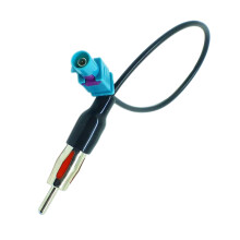 Universal Fakra to DIN Car Stereo Radio Aerial Adaptor Mast Antenna Adapter