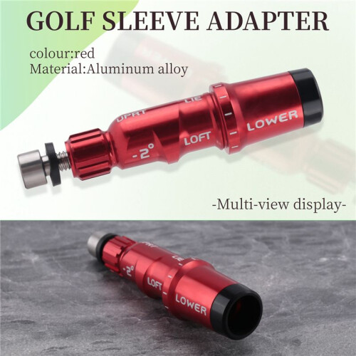 335 RH  Adapter Sleeve for  SIM, M1,M2,M3,M4,M5,M6 Custom Driver Red