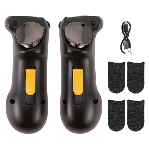 Mobile Spiel Controller für  PUBG Trigger Controller L1R1 mit 2 Paar Gaming Finger Abdeckung