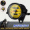 Universal Motorcycle Dual Odometer KMH Speedometer Gauge Meter LED Backlight Tachometer 8