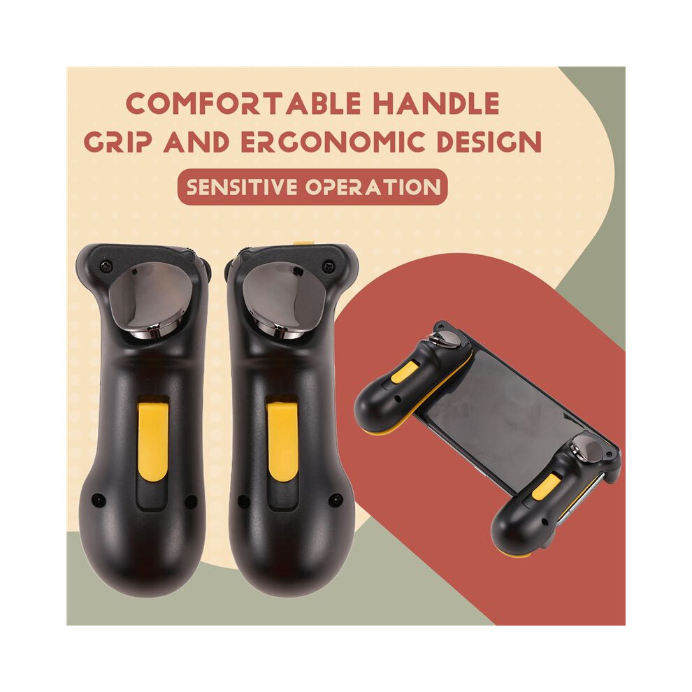 Mobile Game Controller For Pubg Trigger Controller L1r1 With 2 Pairs Of Gaming Finger Covers 6032476646547