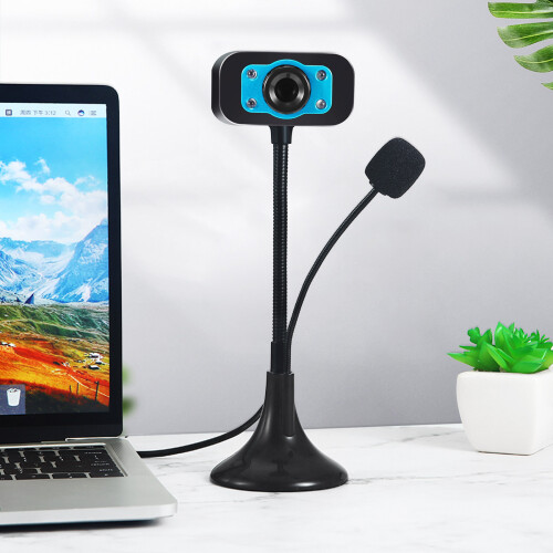 Webcamera USB High Definition Webcam 4 Led Web Cam met MIC Desktop voor Skype Youtube Computer PC Laptop 1