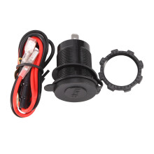 Quick Charge 3.0 Dual USB Car Charger 12V 36W USB Fast Charger with for Boat Motorcycle Truck Cart Green