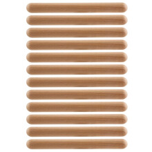 6 Pares de Clavas de Madeira Instrumento de Percussão Musical Baquetas de Ritmo Baquetas de Ritmo de Percussão Brinquedo Musical Infantil