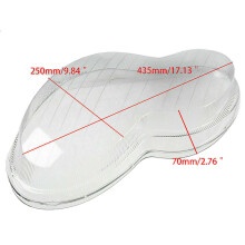 Car Front Left Headlight Clear Lens Lampshade Shell Cover for 2001-2007 W203 C-Class C180 200 230 260 280