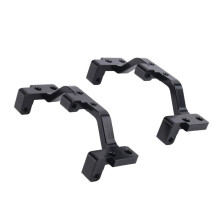 Metal Chassis Pull Rods Suspension Link Mount for MN D90 D91 D99 MN99S 1/12 RC Car Upgrade Parts,Black