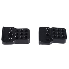 Suporte de Amortecedor Ajustável de Metal Extensor de Assento para WPL C14 C24 C34 C44 B14 B16 B24 B36 1/16 RC Peças de Carro, Preto