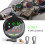 5 in 1 Motorcycle Water Temperature Meter USB Rechargable  Voltmeter LED Night Vision Meter with Temperature Sensor 2