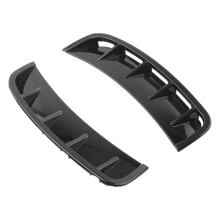 Black Front Wheel Side Air Vent Canards Trim Decoration for - A-Class W177 A200 A250 A220 A35 AMG 2019 2020