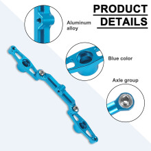Aluminum Alloy Bearing Crank Steering Set for TT02B TT-02B 1/10 RC Car Upgrade Parts Accessories