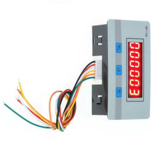 Digital Counter Module /AC5V-24V Hour Meter  Calculator Electronic Totalizer with NPN and PNP Signal Interface 1