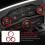 For  Challenger Charger Durango 2015-2020 Steering Wheel Shift Paddle+Emblem Kit+Air Conditioner  CD Button 4
