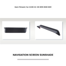 Car Center Console Navigation Screen Sunshade Cover Accessories for CX30 CX-30 2019 2020 2021